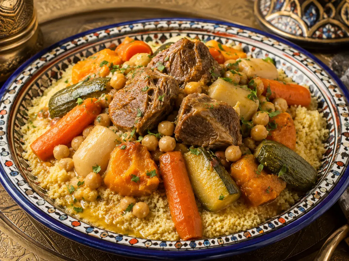 Fleisch-Couscous