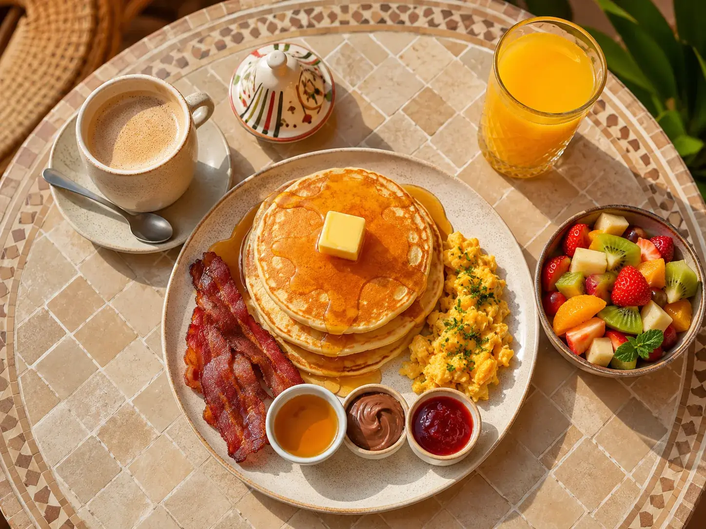 Amerikanisches Frühstück